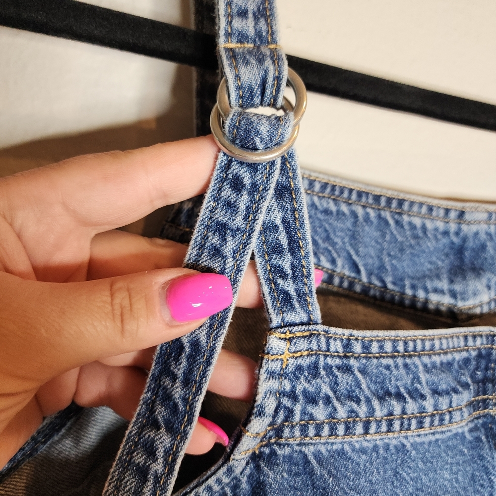 Gap Denim Crop Tank Top Sleeveless Top Size Medium - Picture 10 of 16